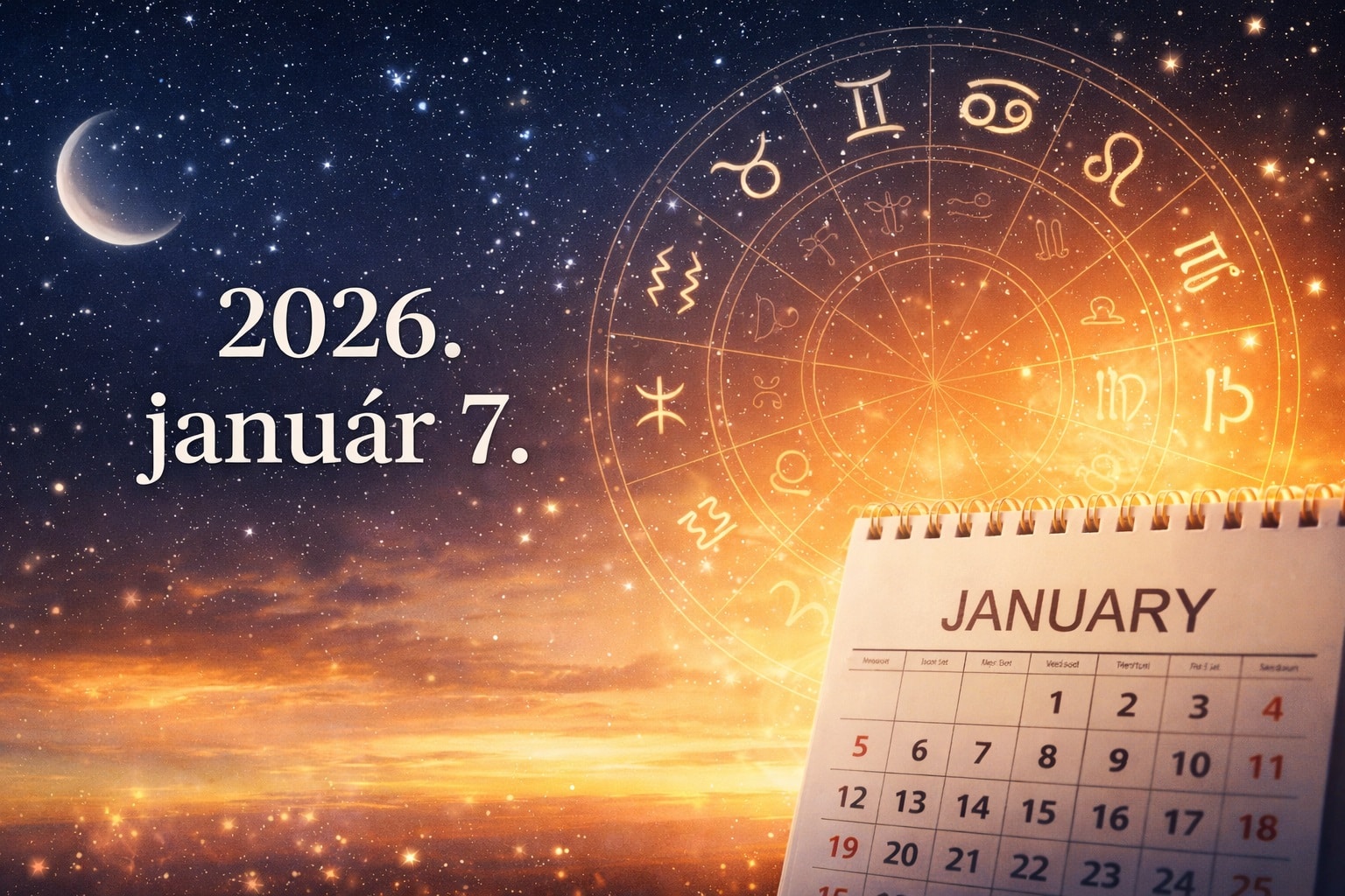 2026. január 7. napi horoszkóp – Fordulópont az új év energiáiban