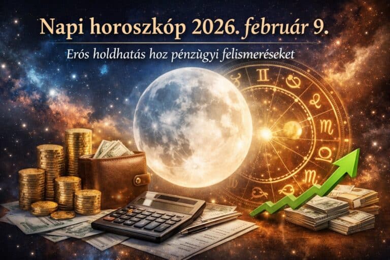 Napi horoszkóp 2026 február 9