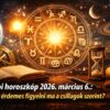 Napi horoszkóp 2026. március 6.